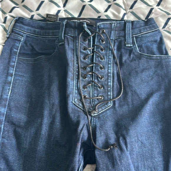 J Brand x Steph Shep lace up skinny jeans - Picture 2 of 9